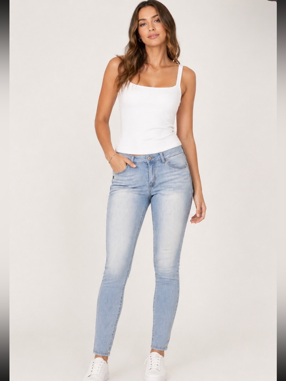KanCan Light Wash Skinny Jeans Size 31 NWT | High Stretch Slim Fit Denim